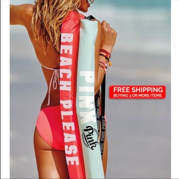 PINK Victoria's Secret Handbags - Victoria Secret Pink Mint/Teal Can Cooler NWT